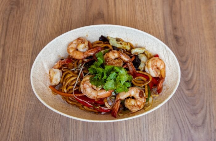 Shrimp noodles