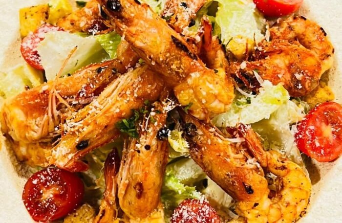 Shrimp cesar salad